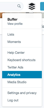 select twitter analytics